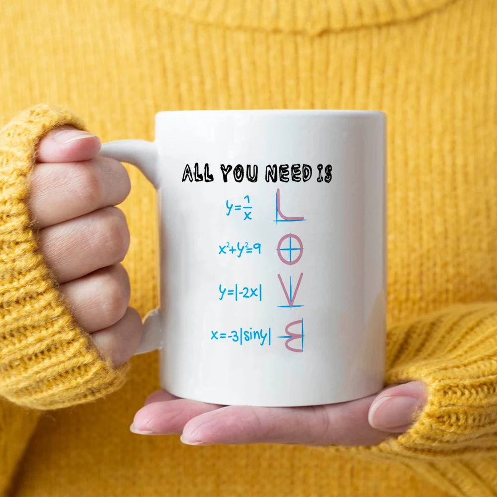 All You Need Is Love Math Mug