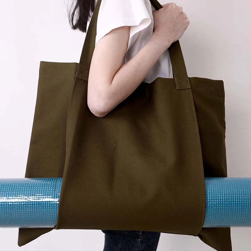 Durable Canvas Cotton Yoga Mat Bag