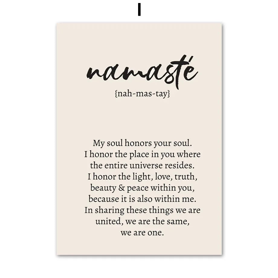 Yoga and Spiritual Wall Art