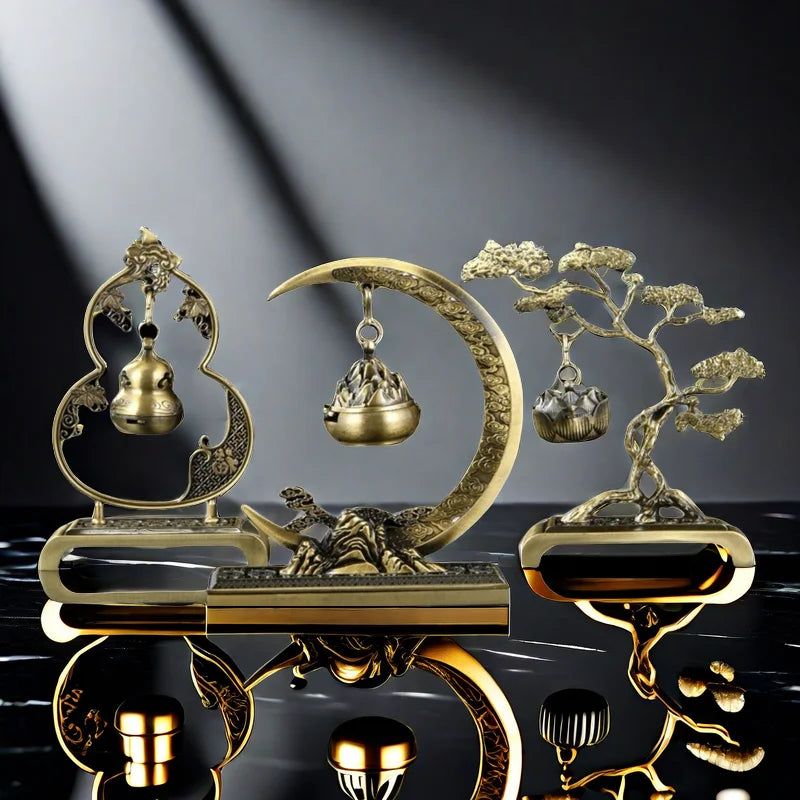 Antique Bronze Gourd Incense Burner