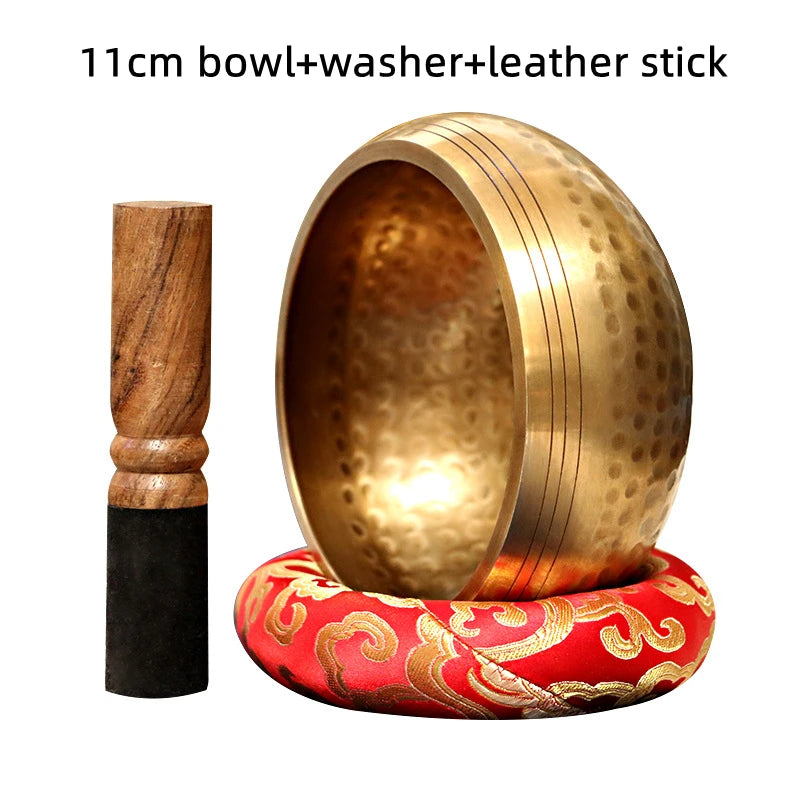 Handmade Tibetan Singing Bowl Set