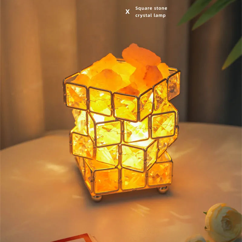 Himalayan Crystal Salt Lamp Night Light
