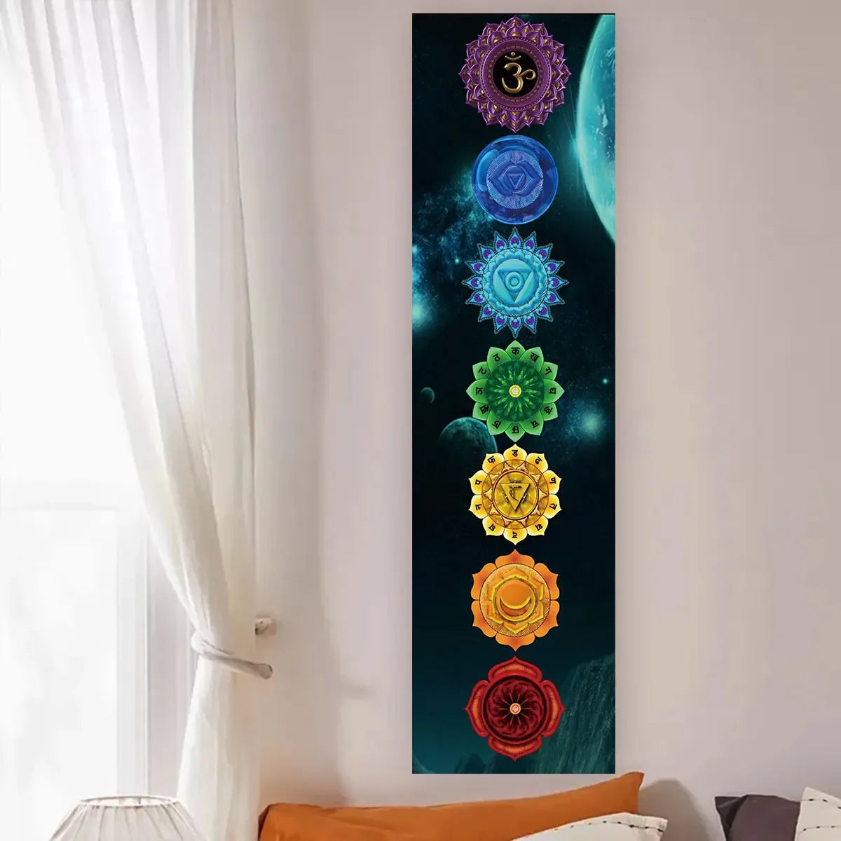 Colorful Chakra Wall Tapestry