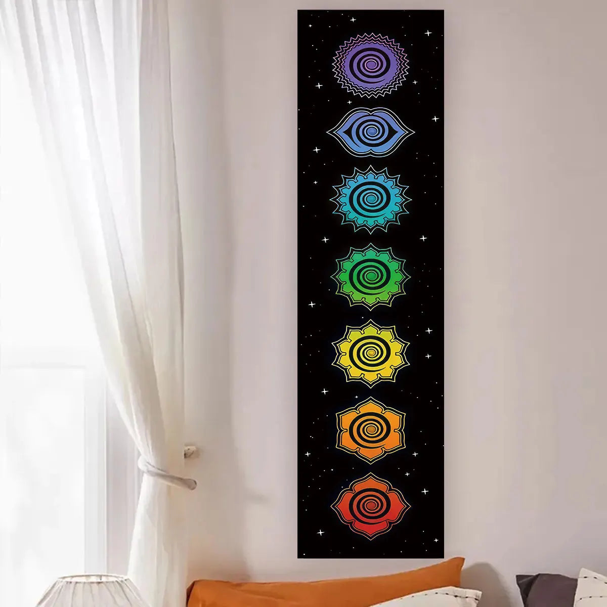 Colorful Chakra Wall Tapestry