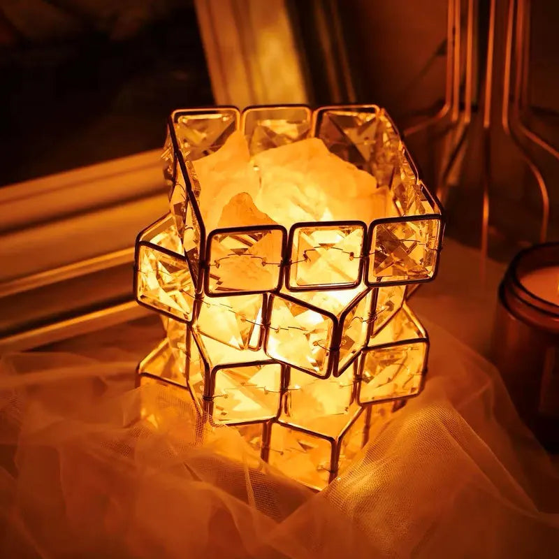 Himalayan Crystal Salt Lamp Night Light