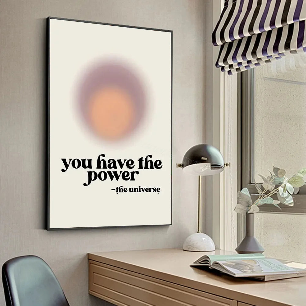 Law of Attraction Manifestation Poster