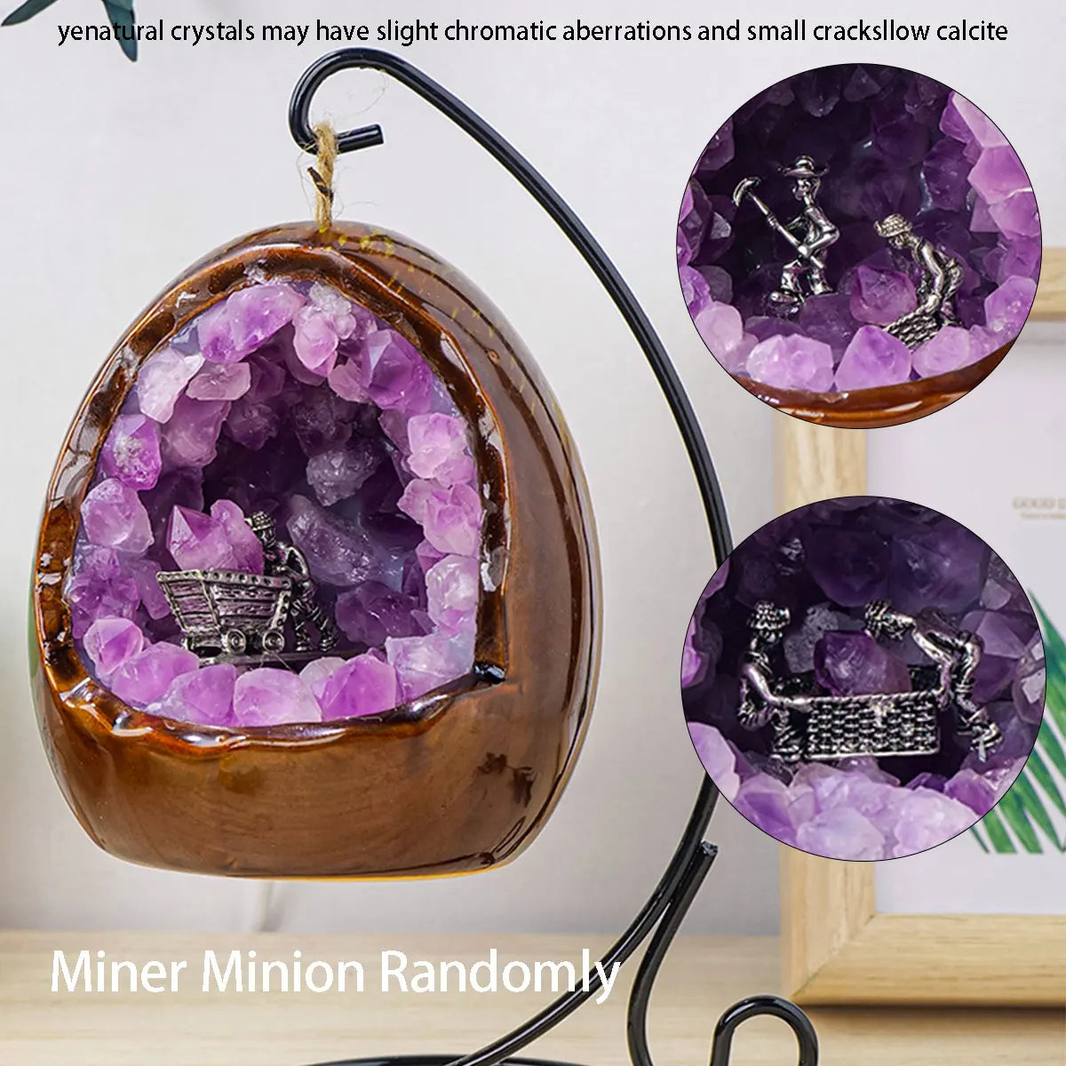 Amethyst Geode Lamp