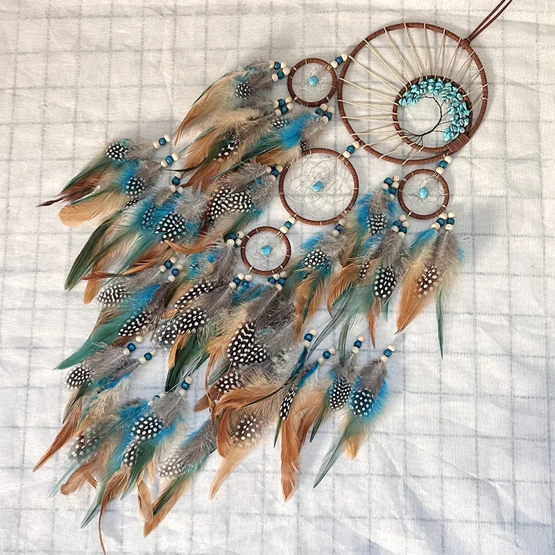 Boho Dream Catcher with Wind Chimes